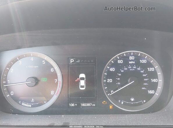 5NPE34AFXGH322911 2016 HYUNDAI SONATA Red Вид задніх сидінь