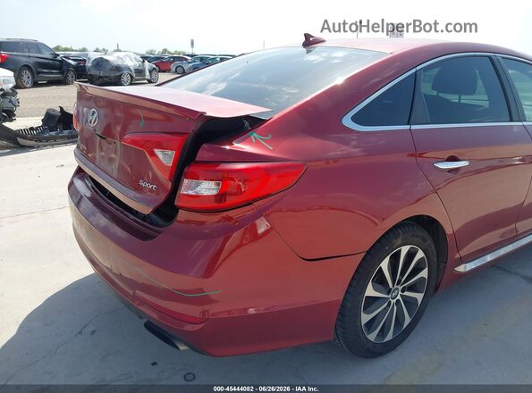 5NPE34AFXGH322911 2016 HYUNDAI SONATA Red 