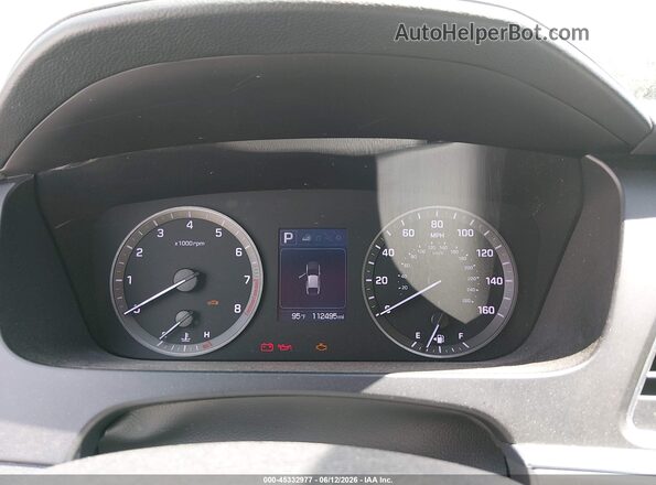5NPE34AFXGH332970 2016 HYUNDAI SONATA Белый Вид задних сидений