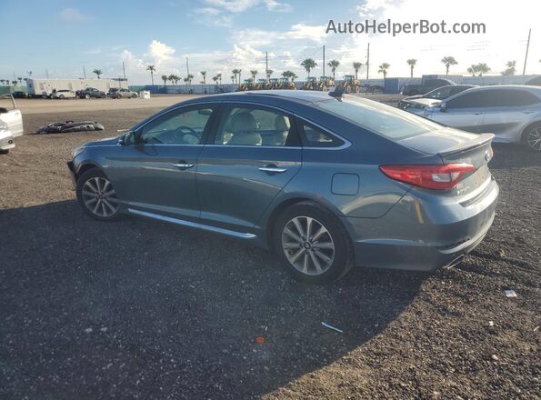 5NPE34AFXGH350899 2016 HYUNDAI SONATA Blue 