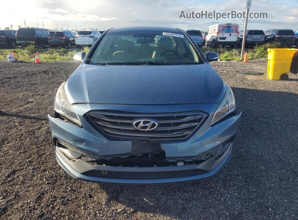 5NPE34AFXGH350899 2016 HYUNDAI SONATA Blue 