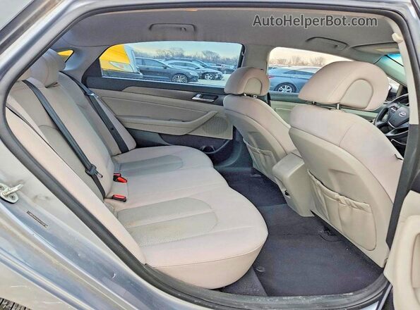 5NPE34AFXGH427528 2016 HYUNDAI SONATA Серебряный Вид задних сидений