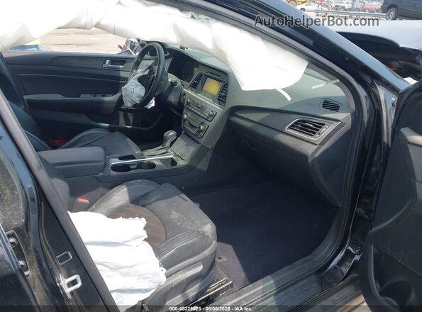 5NPE34AFXHH445447 2017 HYUNDAI SONATA Black 