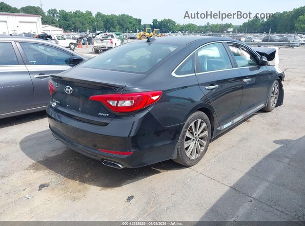 5NPE34AFXHH445447 2017 HYUNDAI SONATA Black 
