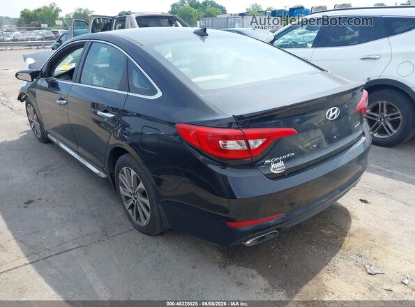 5NPE34AFXHH445447 2017 HYUNDAI SONATA Black 