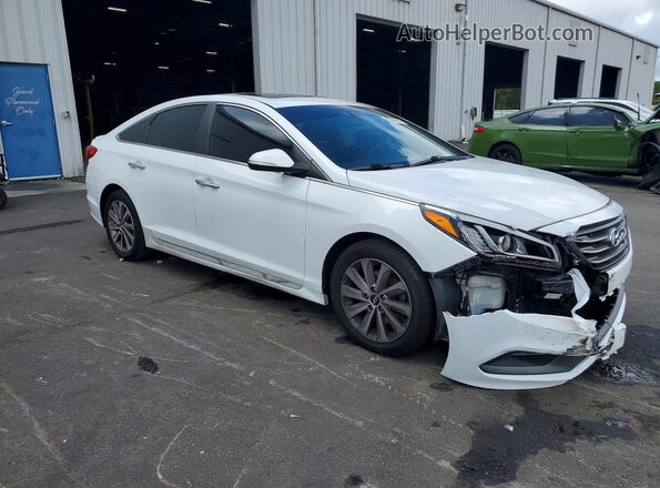 5NPE34AFXHH467092 2017 HYUNDAI SONATA White 