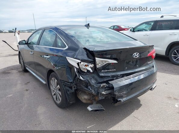 5NPE34AFXHH529140 2017 HYUNDAI SONATA Black Vista frontal