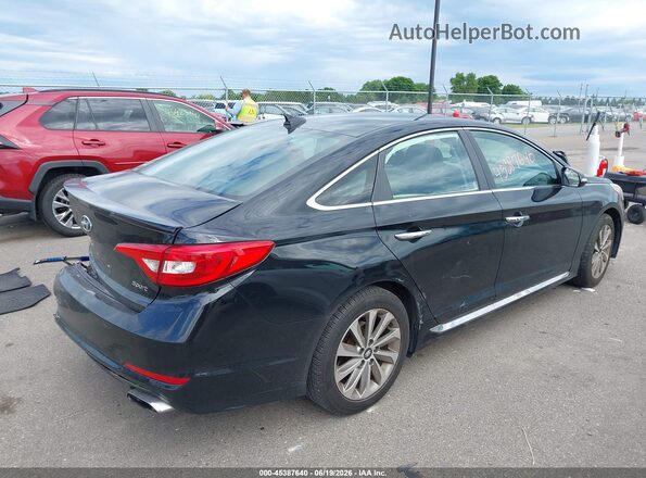 5NPE34AFXHH529140 2017 HYUNDAI SONATA Black Trasero derecho