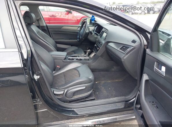 5NPE34AFXHH529140 2017 HYUNDAI SONATA Black Vista interior delantera