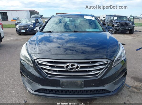 5NPE34AFXHH529140 2017 HYUNDAI SONATA Black Vista interior trasera