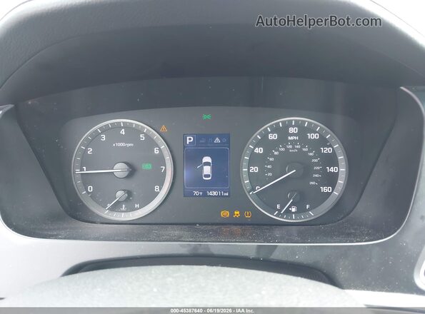 5NPE34AFXHH529140 2017 HYUNDAI SONATA Black Vista de los asientos traseros
