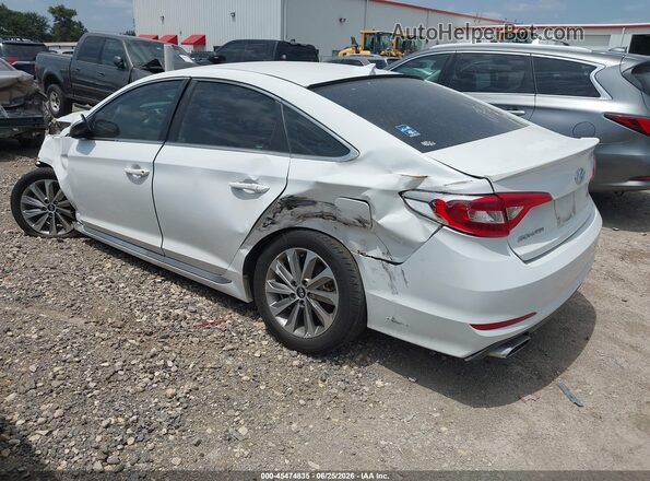 5NPE34AFXHH582890 2017 HYUNDAI SONATA White Задня ліва чверть