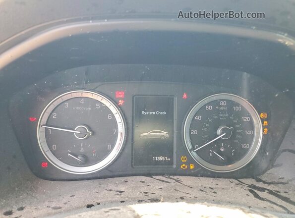 5NPE34AFXJH627493 2018 HYUNDAI SONATA Black ხელსაწყოთა პანელის ხედი