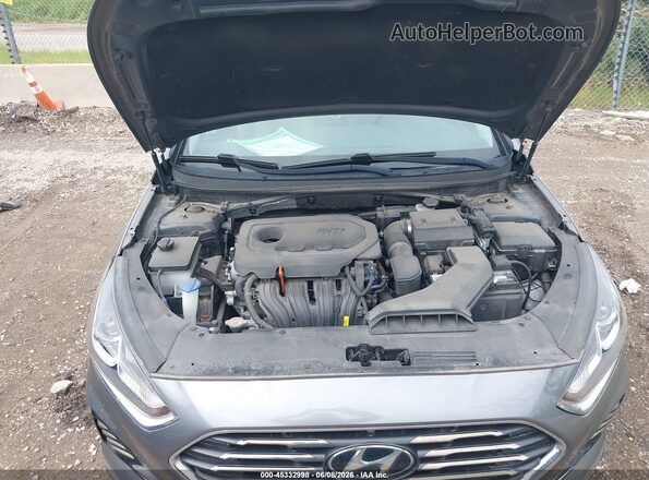 5NPE34AFXJH638512 2018 HYUNDAI SONATA Gray Rear view