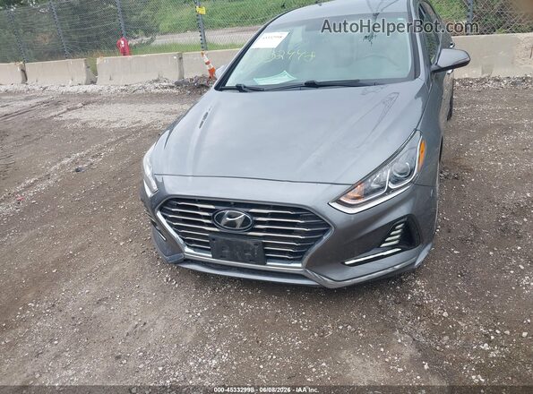 5NPE34AFXJH638512 2018 HYUNDAI SONATA Gray Instrument cluster view