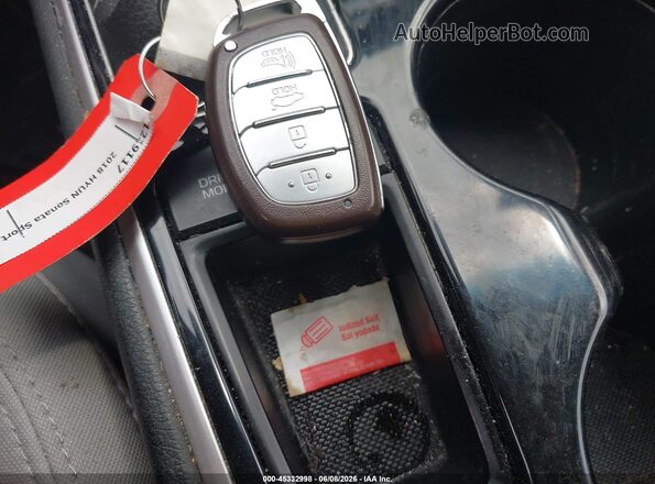 5NPE34AFXJH638512 2018 HYUNDAI SONATA Gray Dashboard view