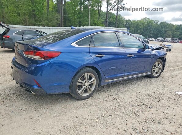 5NPE34AFXJH641183 2018 HYUNDAI SONATA Blue უკანა მარჯვენა