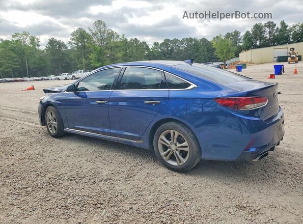 5NPE34AFXJH641183 2018 HYUNDAI SONATA Blue უკანა მარცხენა