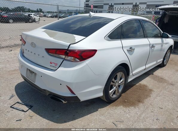 5NPE34AFXJH661479 2018 HYUNDAI SONATA White Trasero derecho