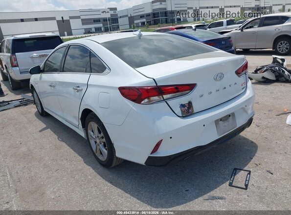 5NPE34AFXJH661479 2018 HYUNDAI SONATA White Trasero izquierdo