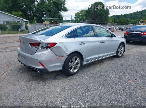5NPE34AFXJH676953 2018 HYUNDAI SONATA Silver Trasero derecho