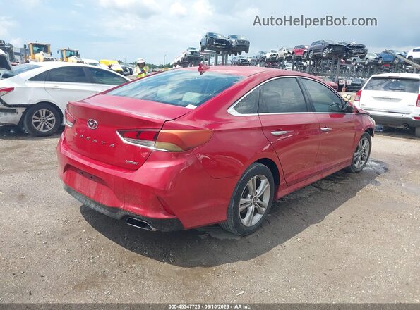 5NPE34AFXJH682641 2018 HYUNDAI SONATA Red 