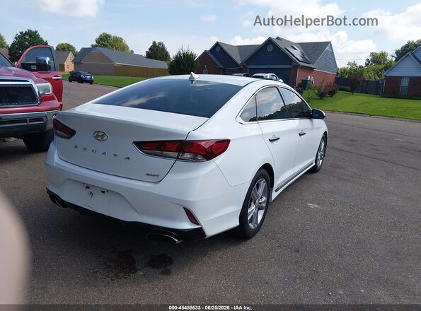 5NPE34AFXJH684549 2018 HYUNDAI SONATA White Rear right