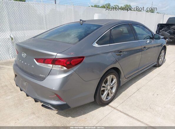 5NPE34AFXJH703360 2018 HYUNDAI SONATA Gray Rear right