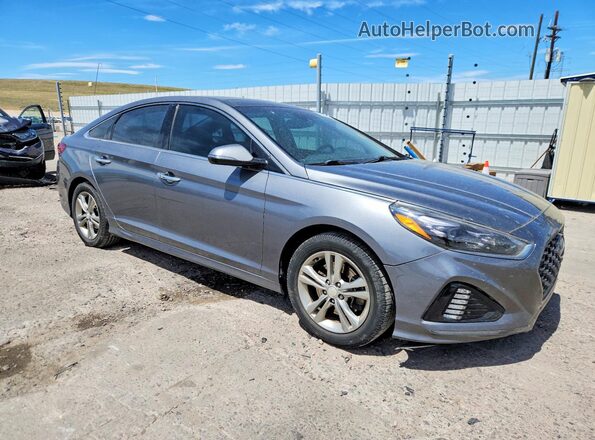 5NPE34AFXJH707599 2018 HYUNDAI SONATA Gray 