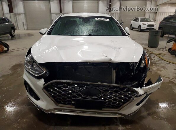 5NPE34AFXJH710583 2018 HYUNDAI SONATA White Դիմացի տեսք