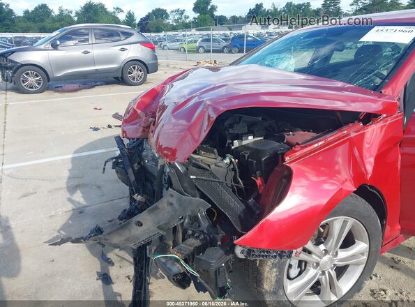 5NPE34AFXJH720238 2018 HYUNDAI SONATA Red Front view