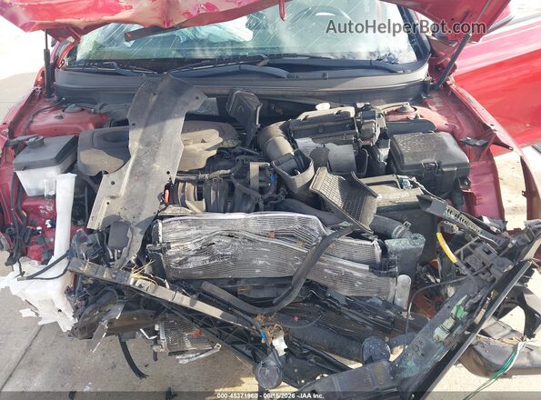 5NPE34AFXJH720238 2018 HYUNDAI SONATA Red Rear view
