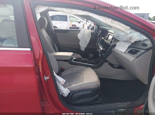 5NPE34AFXJH720238 2018 HYUNDAI SONATA Red Front interior view
