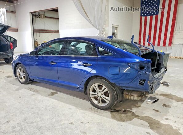 5NPE34AFXKH734870 2019 HYUNDAI SONATA Blue 