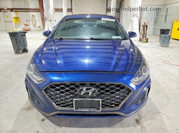 5NPE34AFXKH734870 2019 HYUNDAI SONATA Blue 