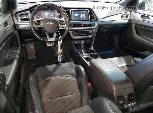 5NPE34AFXKH734870 2019 HYUNDAI SONATA Blue 
