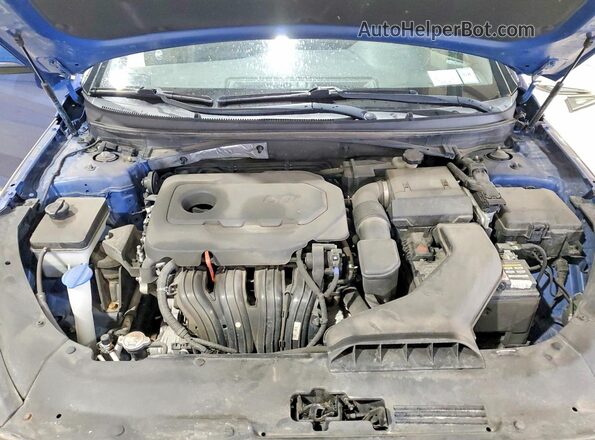 5NPE34AFXKH734870 2019 HYUNDAI SONATA Blue 