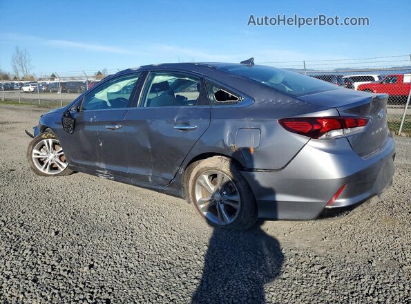 5NPE34AFXKH768730 2019 HYUNDAI SONATA Gray Rear left