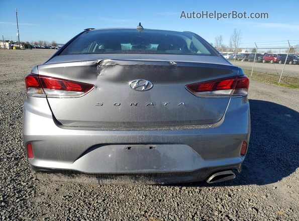 5NPE34AFXKH768730 2019 HYUNDAI SONATA Gray Rear view