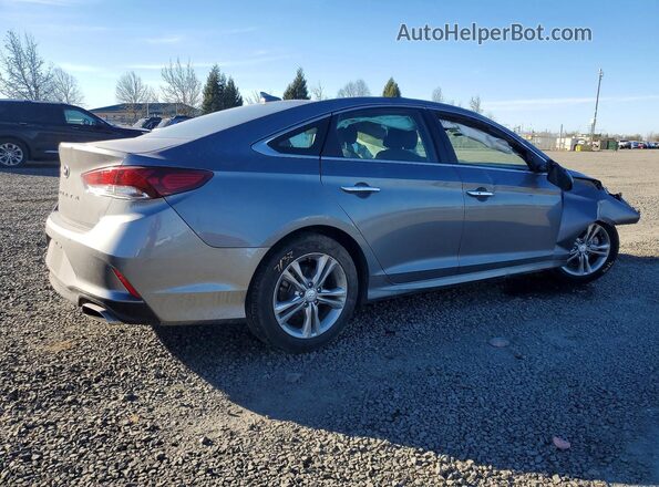 5NPE34AFXKH768730 2019 HYUNDAI SONATA Gray Rear right