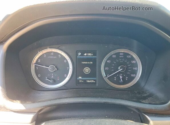 5NPE34AFXKH795796 2019 HYUNDAI SONATA Silver 