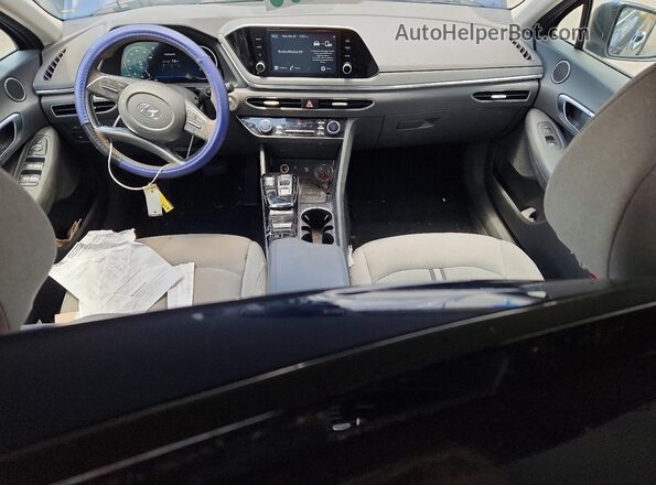 5NPEF4JA1LH012393 2020 HYUNDAI SONATA Blue Dashboard view