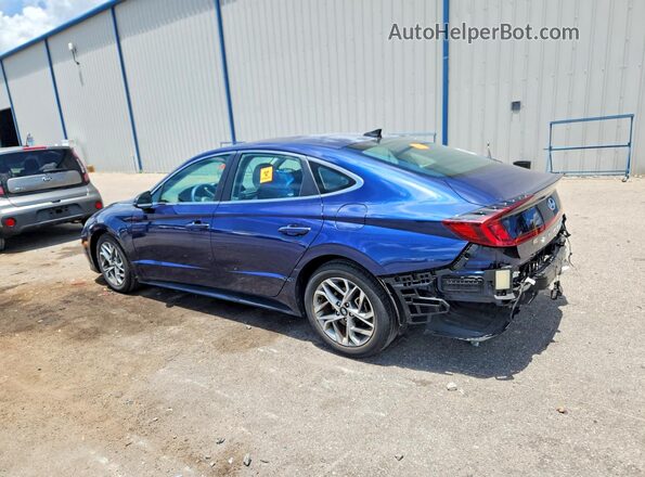 5NPEF4JA1LH012393 2020 HYUNDAI SONATA Blue Rear left