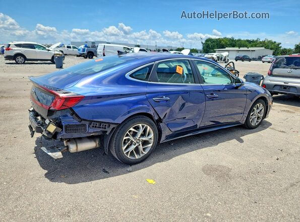 5NPEF4JA1LH012393 2020 HYUNDAI SONATA Blue Rear right