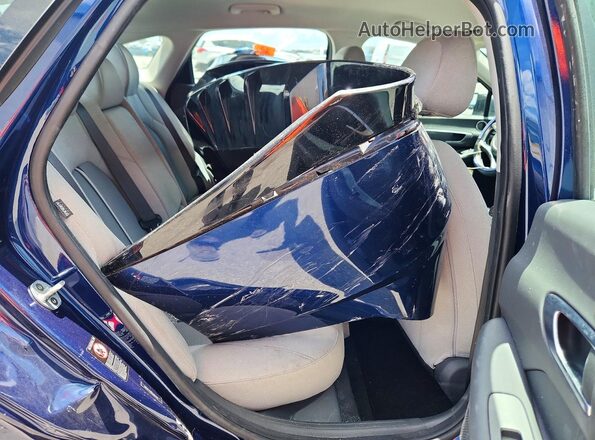 5NPEF4JA1LH012393 2020 HYUNDAI SONATA Blue Rear seats view