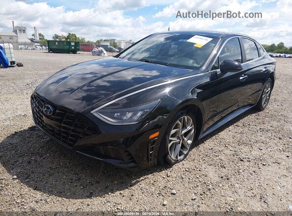 5NPEF4JA1LH058760 2020 HYUNDAI SONATA Black Front left