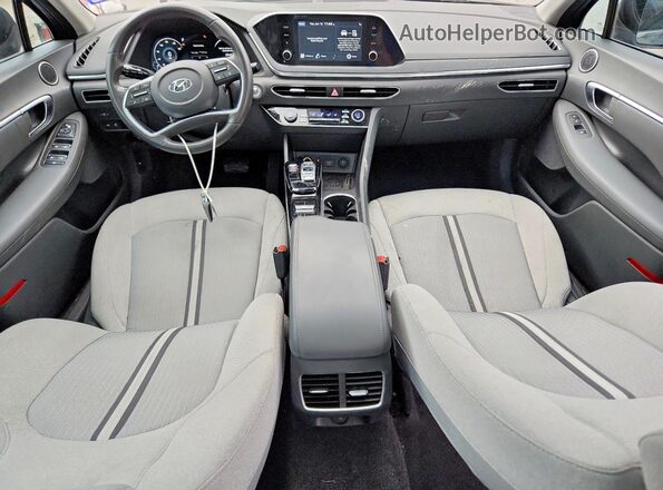 5NPEF4JA1MH083711 2021 HYUNDAI SONATA Gray Dashboard view