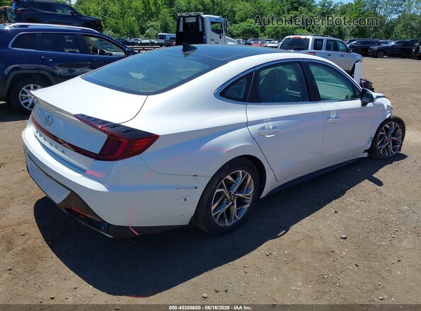 5NPEF4JA1MH103178 2021 HYUNDAI SONATA White Tył prawy