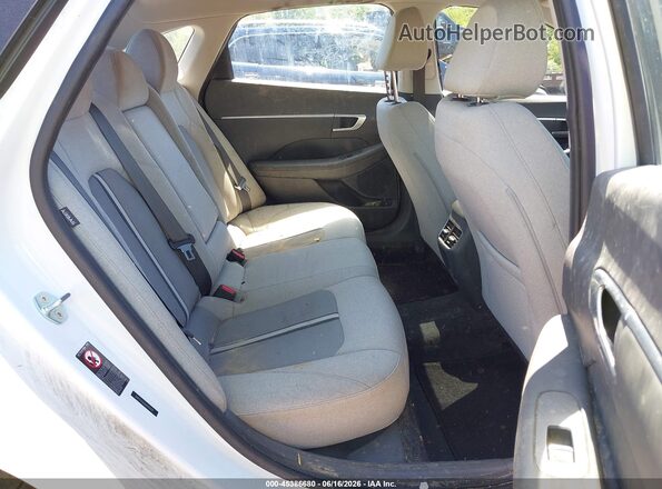 5NPEF4JA1MH103178 2021 HYUNDAI SONATA White Widok naklejki z numerem VIN