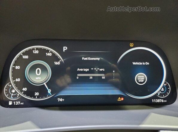 5NPEF4JA2LH027078 2020 HYUNDAI SONATA Silver Vista del cuadro de instrumentos